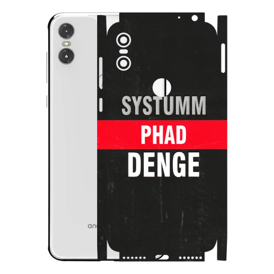 Motorola Phone Skins (All Models) - Systumm Phad Denge - 3D Embossed Finish (L-278) Motorola Moto One