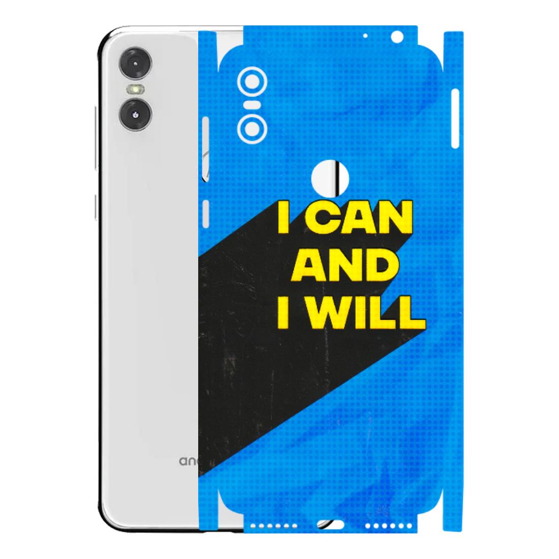 Motorola Phone Skins (All Models) - I Can And I Will - 3D Embossed Finish (L-281) Motorola Moto One
