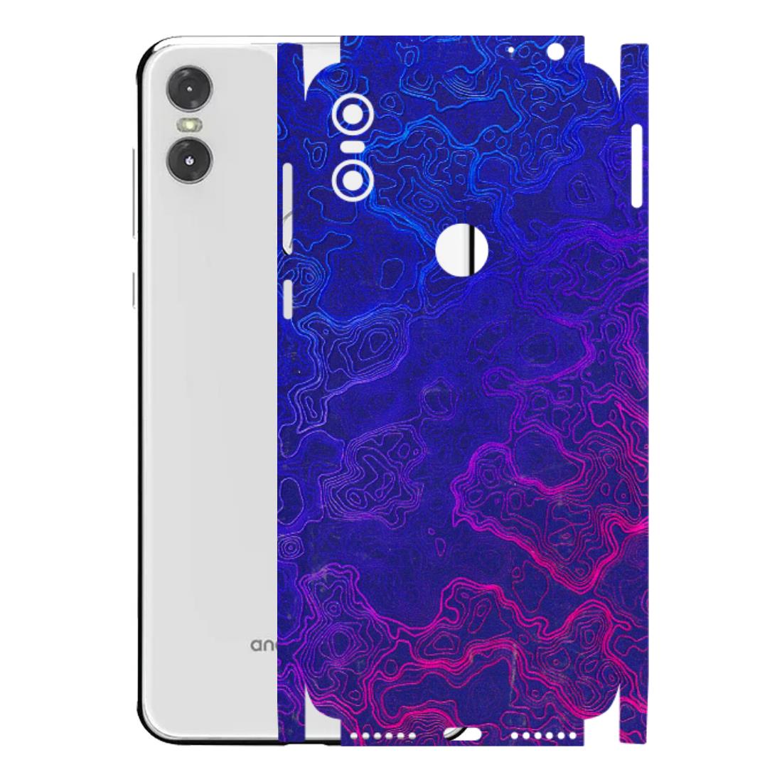 Motorola Phone Skins (All Models) - Purple Ripples Swirl - 3D Embossed Finish (L-314) Motorola Moto One