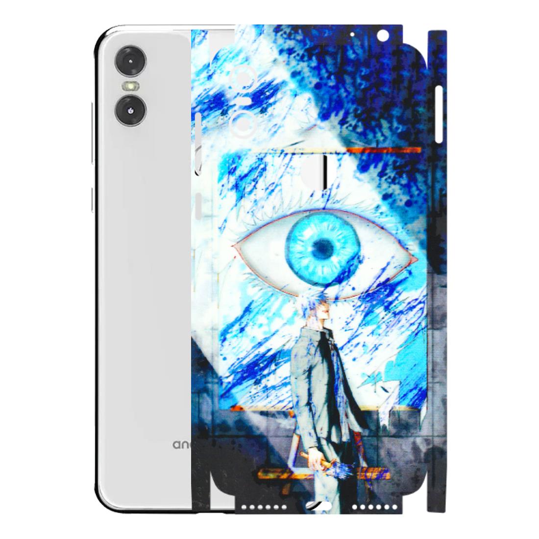 Motorola Phone Skins (All Models) - Anime Sea Blue Eye - 3D Embossed Finish (L-318) Motorola Moto One
