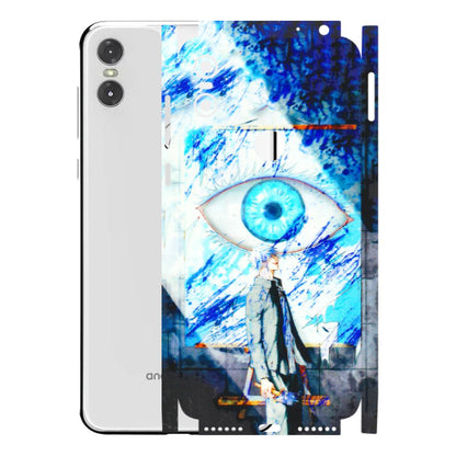 Motorola Phone Skins (All Models) - Anime Sea Blue Eye - 3D Embossed Finish (L-318) Motorola Moto One