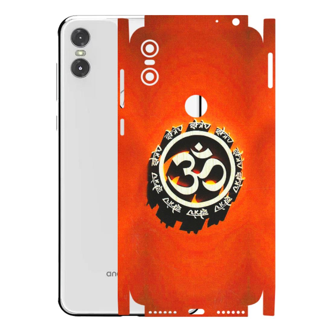 Motorola Phone Skins (All Models) - Aum Shiv Orange - 3D Embossed Finish (L-32) Motorola Moto One