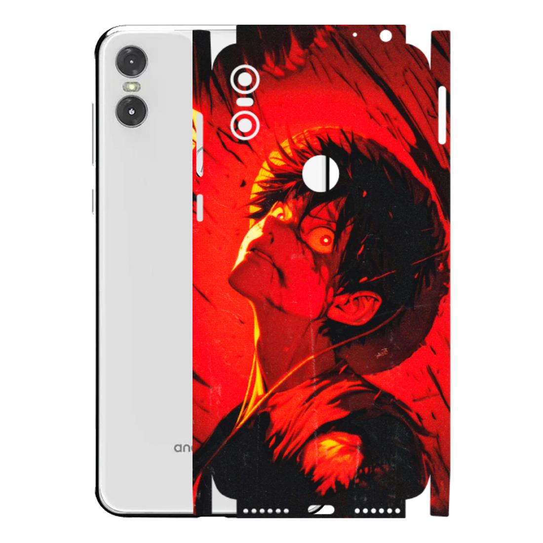 Motorola Phone Skins (All Models) - D.Luffy Power Up One Piece Anime - 3D Embossed Finish (L-326) Motorola Moto One