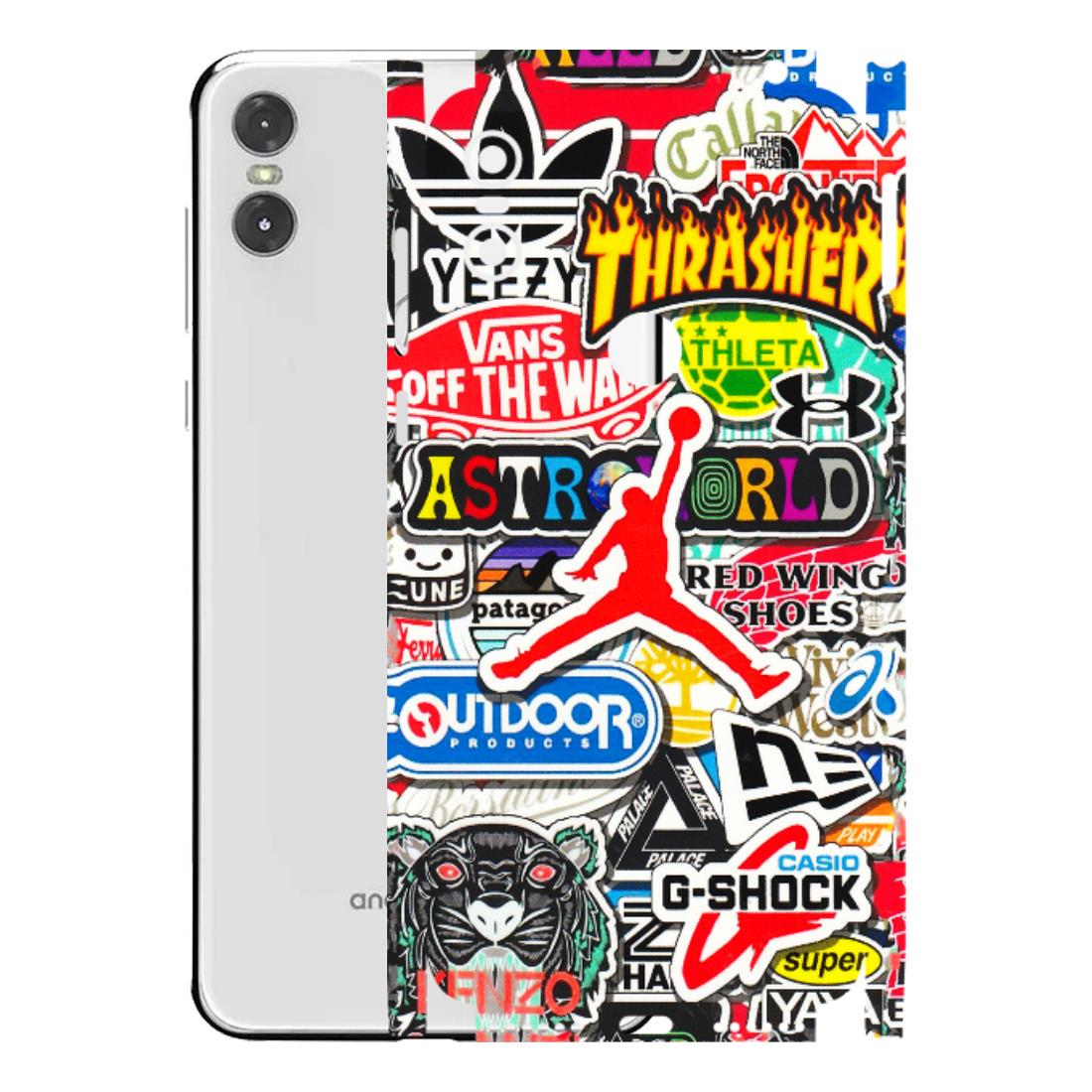 Motorola Phone Skins (All Models) - Multi Brands Sticker Graffiti - 3D Embossed Finish (L-37) Motorola Moto One