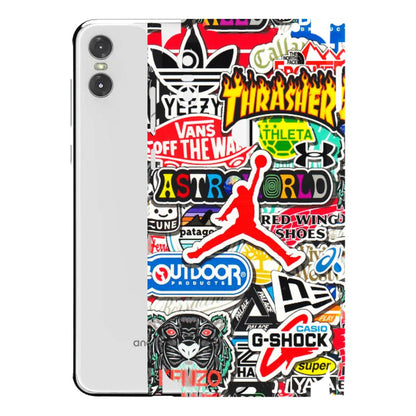 Motorola Phone Skins (All Models) - Multi Brands Sticker Graffiti - 3D Embossed Finish (L-37) Motorola Moto One