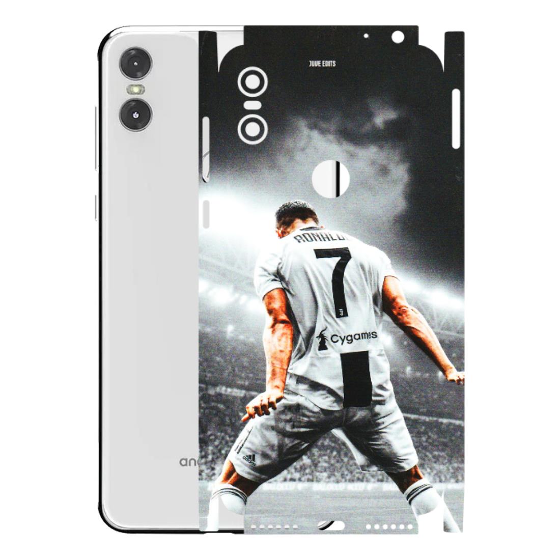 Motorola Phone Skins (All Models) - Ronaldo CR7 Crazy - 3D Embossed Finish (L-44) Motorola Moto One