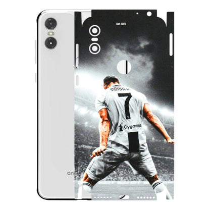 Motorola Phone Skins (All Models) - Ronaldo CR7 Crazy - 3D Embossed Finish (L-44) Motorola Moto One