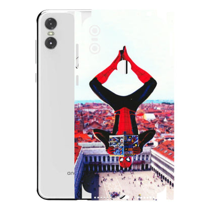 Motorola Phone Skins (All Models) - Spiderman Hanging - 3D Embossed Finish (L-53) Motorola Moto One