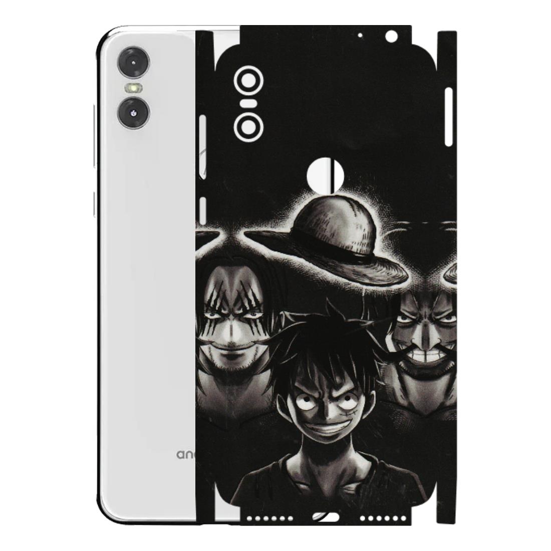 Motorola Phone Skins (All Models) - Black Luffy Hat - 3D Embossed Finish (L-57) Motorola Moto One