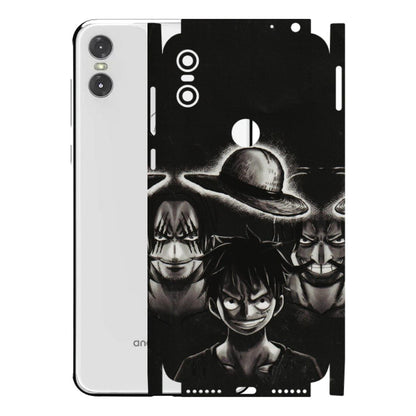 Motorola Phone Skins (All Models) - Black Luffy Hat - 3D Embossed Finish (L-57) Motorola Moto One