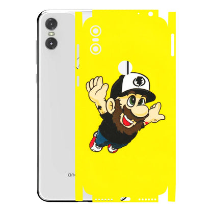 Motorola Phone Skins (All Models) - Flying Beardo - 3D Embossed Finish (L-60) Motorola Moto One