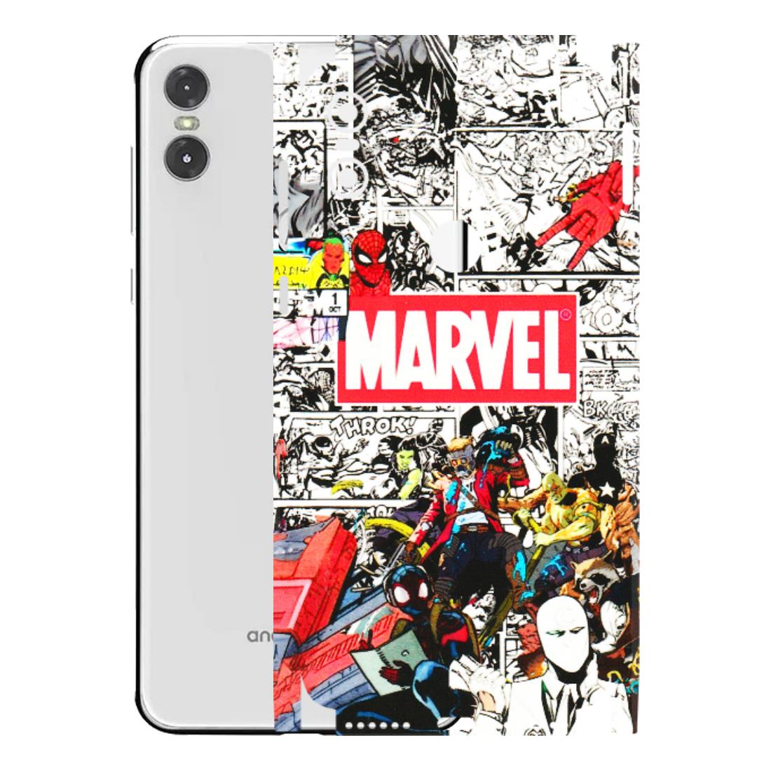 Motorola Phone Skins (All Models) - Marvel Colorful Comic - 3D Embossed Finish (L-64) Motorola Moto One