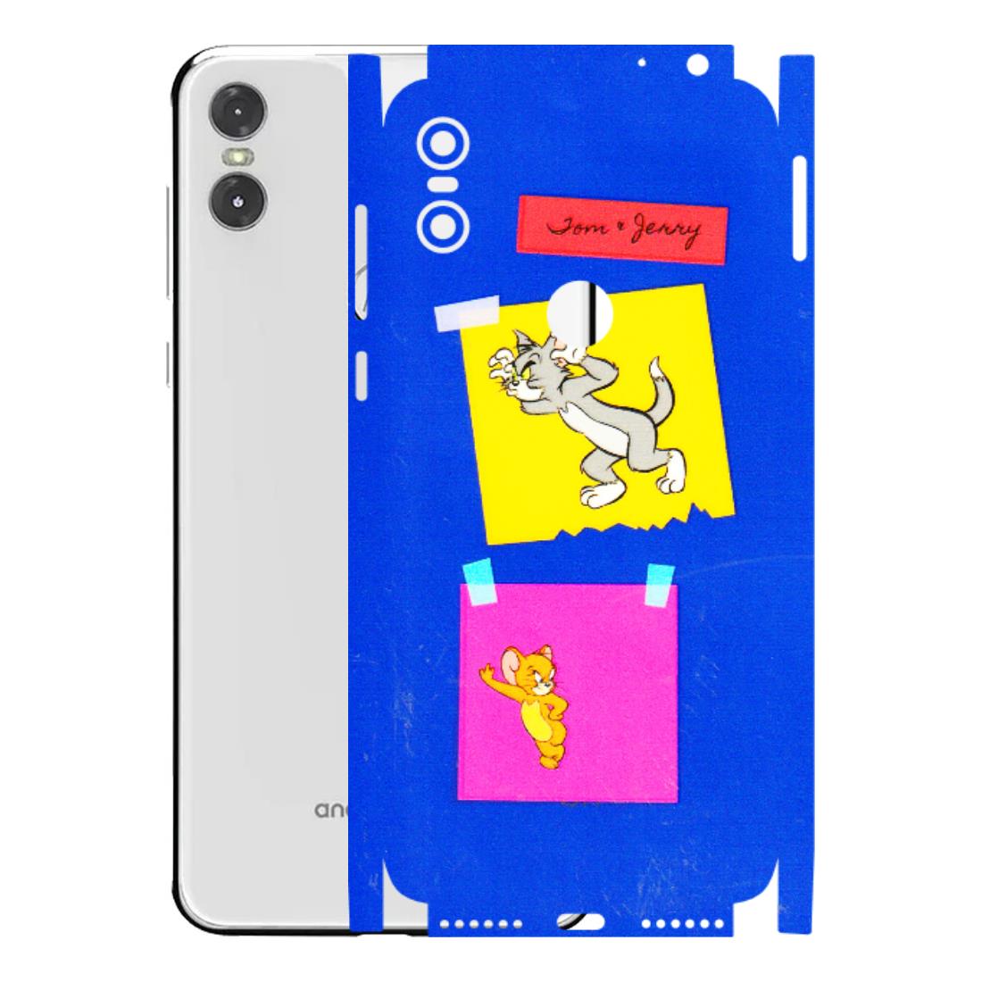 Motorola Phone Skins (All Models) - Tom N Jerry Sticky Notes - 3D Embossed Finish (L-88) Motorola Moto One