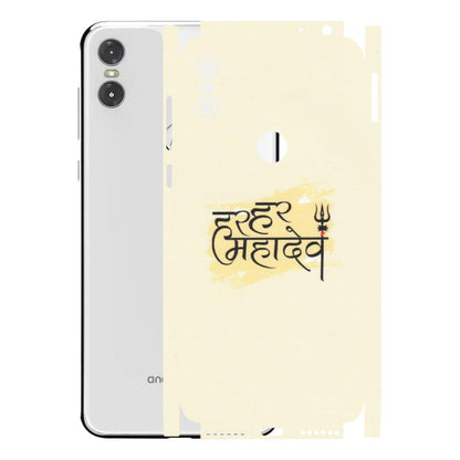Motorola Phone Skins (All Models) - Har Har Mahadev - Matte Finish (M-10) Motorola Moto One