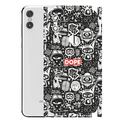 Motorola Phone Skins (All Models) - Dope Stay Classy Black Doodles - Matte Finish (M-126) Motorola Moto One