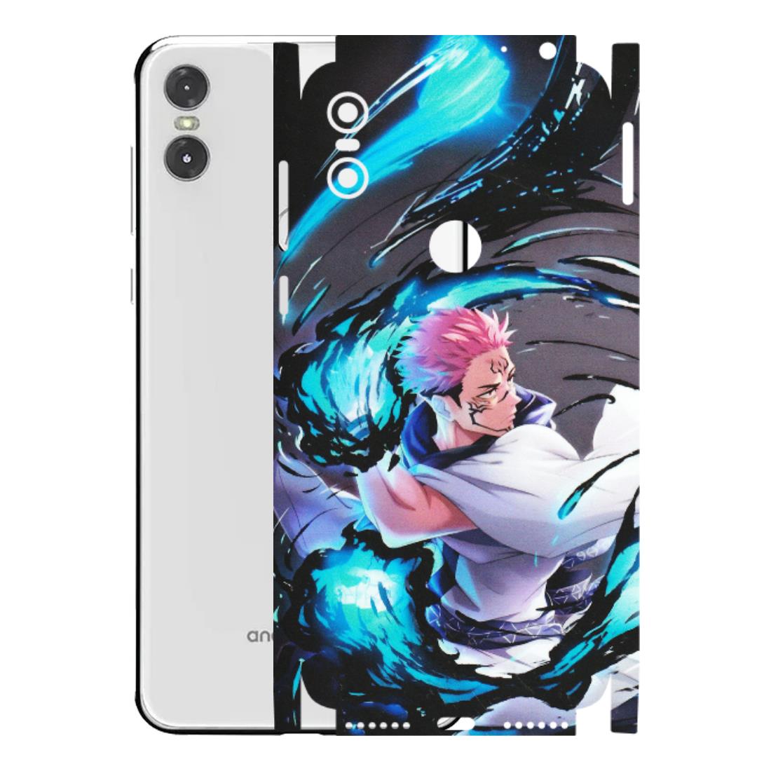 Motorola Phone Skins (All Models) - New Jujutsu Kaisen Grey Blue Anime - Matte Finish (M-127) Motorola Moto One