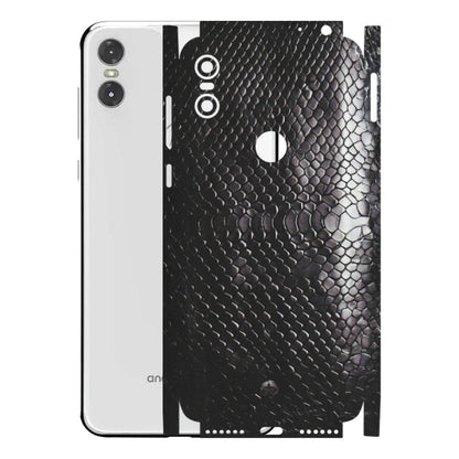 Motorola Phone Skins (All Models) - Black Snack Leather - Matte Finish (M-147) Motorola Moto One