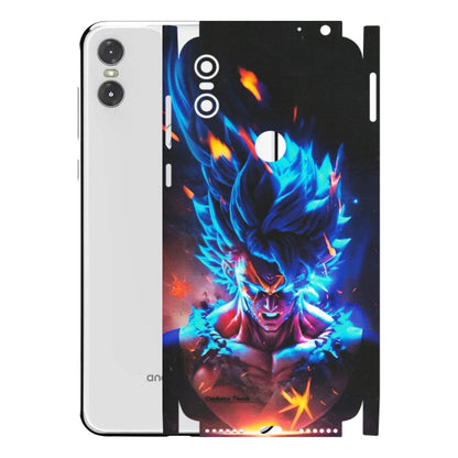 Motorola Phone Skins (All Models) - Angry Goku Dragon Ball Anime - Matte Finish (M-150) Motorola Moto One