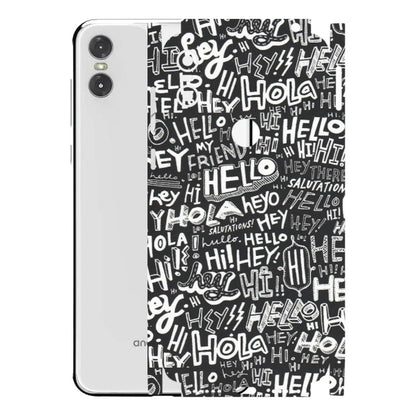Motorola Phone Skins (All Models) - Hi Hello Doodles - Matte Finish (M-25) Motorola Moto One