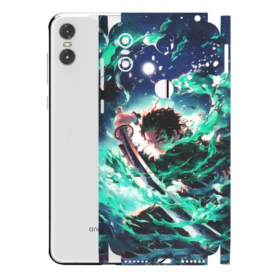 Motorola Phone Skins (All Models) - Sword Fighter Anime - Matte Finish (M-29) Motorola Moto One