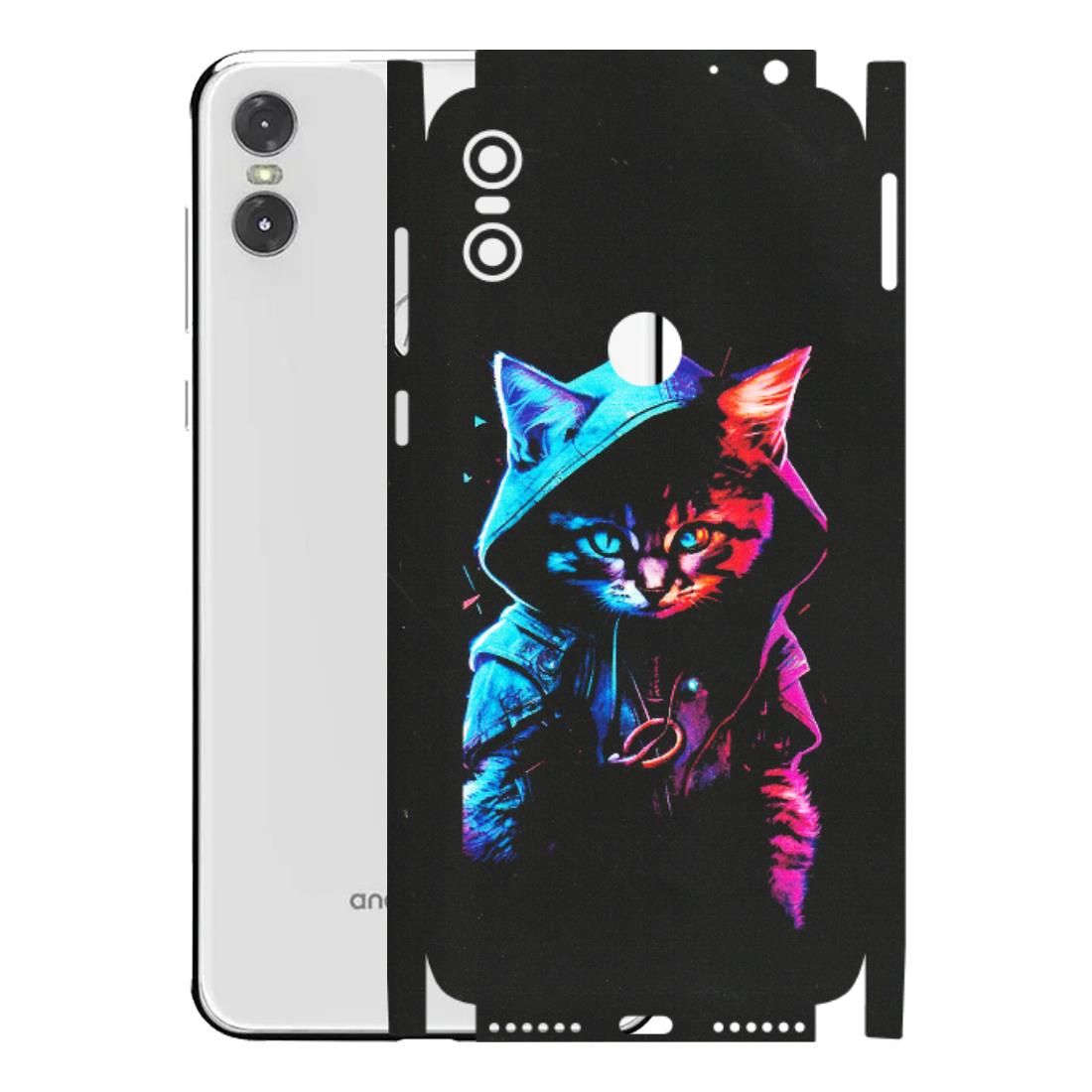 Motorola Phone Skins (All Models) - Cyberpunk Cat - Matte Finish (M-45) Motorola Moto One
