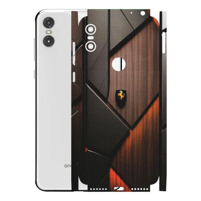 Motorola Phone Skins (All Models) - Lambo Beauty Wood Pattern Sober - Matte Finish (M-51) Motorola Moto One