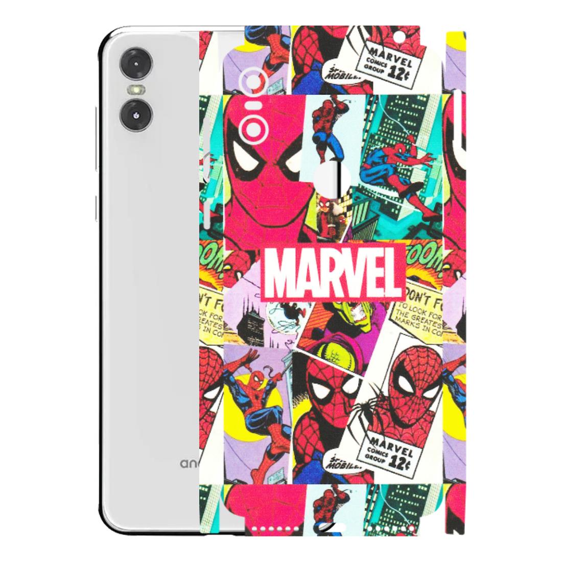 Motorola Phone Skins (All Models) - Marvel Comic Spiderman Grafitti - Matte Finish (M-72) Motorola Moto One