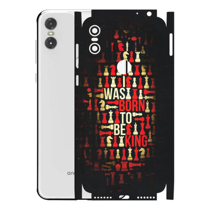 Motorola Phone Skins (All Models) - Born To Be King - Matte Finish (M-73) Motorola Moto One