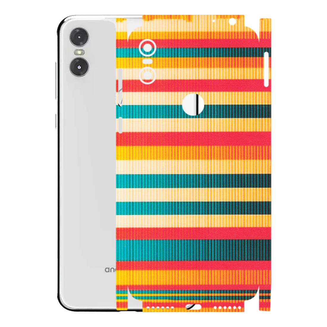 Motorola Phone Skins (All Models) - Colourful Stripes Soothing Effect - Matte Finish (M-86) Motorola Moto One