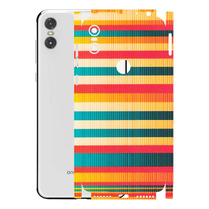 Motorola Phone Skins (All Models) - Colourful Stripes Soothing Effect - Matte Finish (M-86) Motorola Moto One
