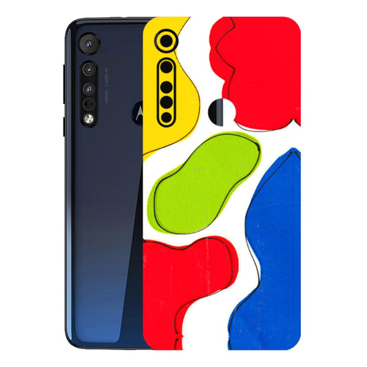 Motorola Phone Skins (All Models) - RGB Colour Paint - 3D Embossed Finish (L-284) Motorola Moto One Macro