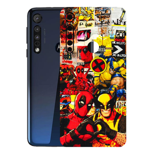 Motorola Phone Skins (All Models) - Spidy Wolverine - 3D Embossed Finish (L-310) Motorola Moto One Macro
