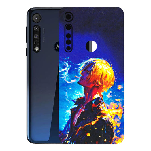 Motorola Phone Skins (All Models) - Sanji Vinsmoke One Piece - 3D Embossed Finish (L-319) Motorola Moto One Macro