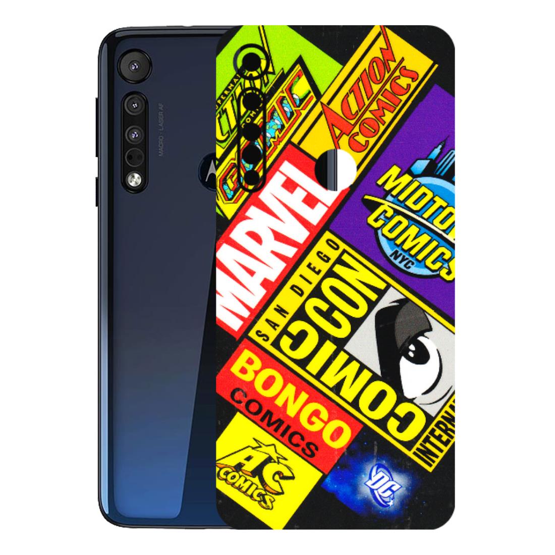 Motorola Phone Skins (All Models) - Bongo Comic Con - 3D Embossed Finish (L-325) Motorola Moto One Macro