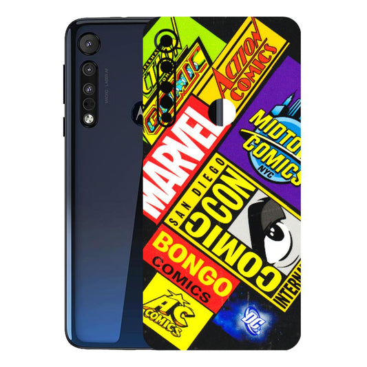 Motorola Phone Skins (All Models) - Bongo Comic Con - 3D Embossed Finish (L-325) Motorola Moto One Macro