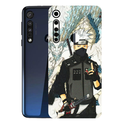 Motorola Phone Skins (All Models) - Kakashi Hatake Naruto Anime - 3D Embossed Finish (L-46) Motorola Moto One Macro