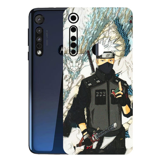 Motorola Phone Skins (All Models) - Kakashi Hatake Naruto Anime - 3D Embossed Finish (L-46) Motorola Moto One Macro