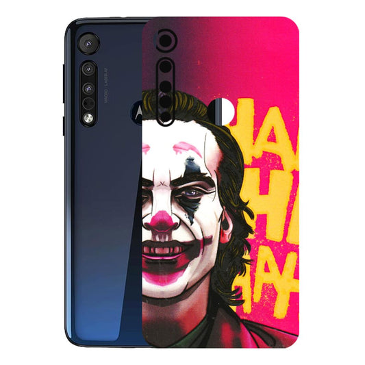 Motorola Phone Skins (All Models) - Joker Evil Laugh - 3D Embossed Finish (L-97) Motorola Moto One Macro
