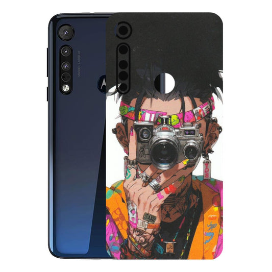 Motorola Phone Skins (All Models) - Camera Lover Girl - Matte Finish (M-09) Motorola Moto One Macro