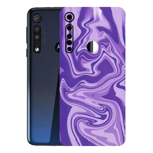 Motorola Phone Skins (All Models) - Hazy Purple Nights - Matte Finish (M-14) Motorola Moto One Macro