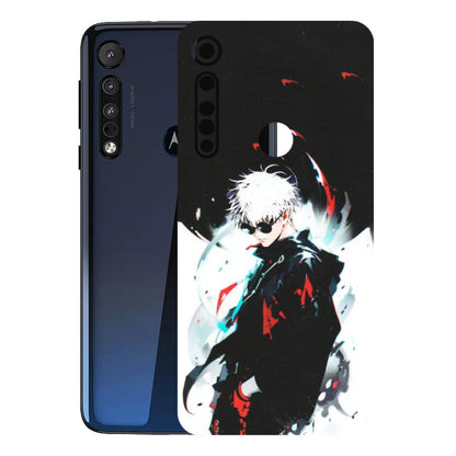 Motorola Phone Skins (All Models) - Gojo Powerful Charater Kaisen Anime - Matte Finish (M-144) Motorola Moto One Macro