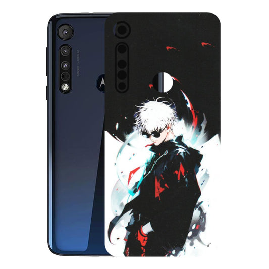 Motorola Phone Skins (All Models) - Gojo Powerful Charater Kaisen Anime - Matte Finish (M-144) Motorola Moto One Macro
