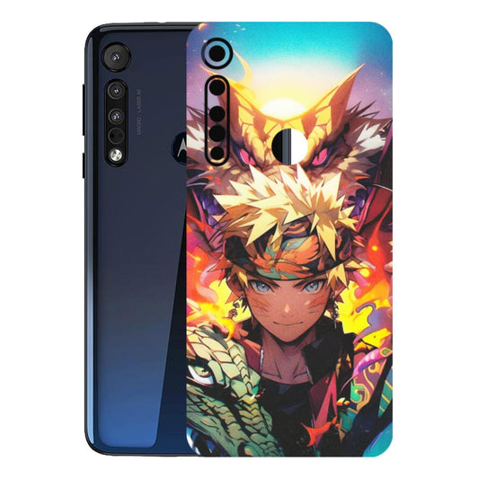 Motorola Phone Skins (All Models) - Angry Naruto Anime - Matte Finish (M-148) Motorola Moto One Macro