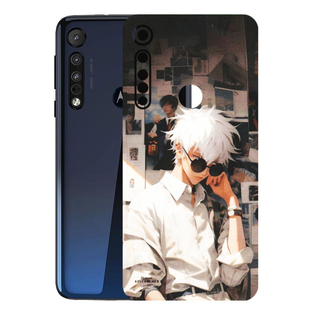 Motorola Phone Skins (All Models) - Gojo Satoru Jujustu Kaisen Anime - Matte Finish (M-156) Motorola Moto One Macro