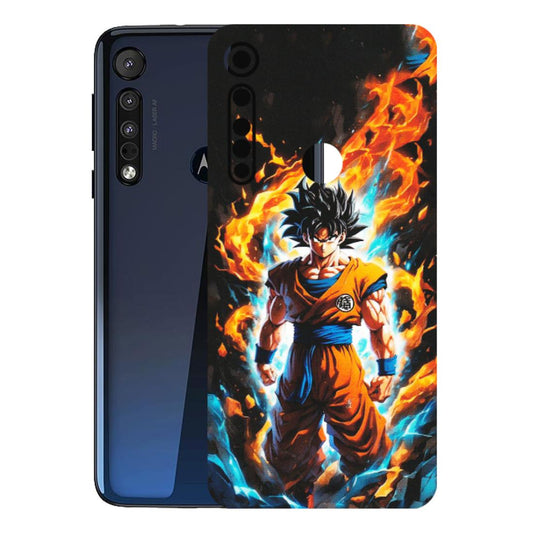 Motorola Phone Skins (All Models) - Goku Transformation Anime - Matte Finish (M-159) Motorola Moto One Macro