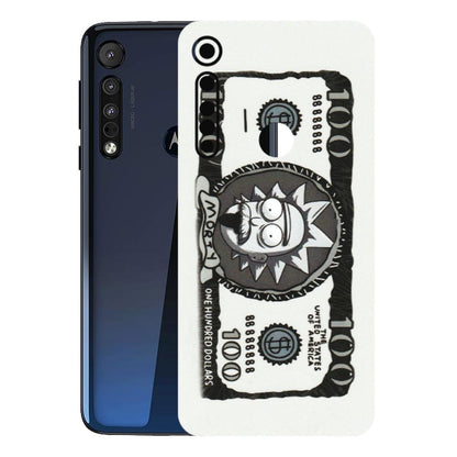 Motorola Phone Skins (All Models) - Rick And Morty Hundred Dollar Anime - Matte Finish (M-161) Motorola Moto One Macro