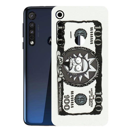 Motorola Phone Skins (All Models) - Rick And Morty Hundred Dollar Anime - Matte Finish (M-161) Motorola Moto One Macro