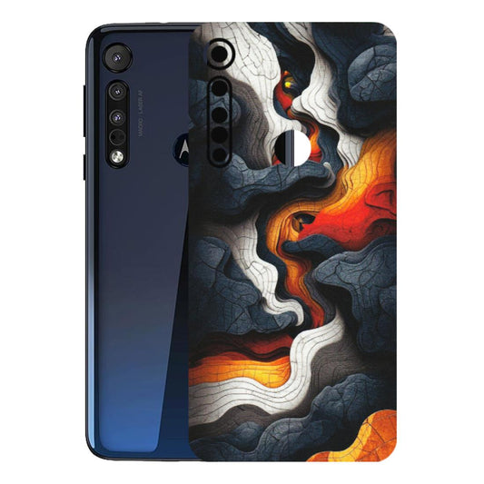 Motorola Phone Skins (All Models) - Abstract Volcanic Layers - Matte Finish (M-52) Motorola Moto One Macro