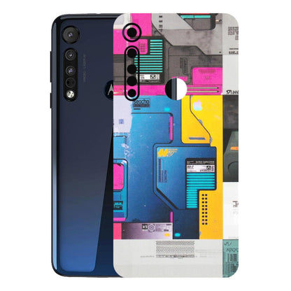 Motorola Phone Skins (All Models) - Colourfull Motherboard Internals - Matte Finish (M-55) Motorola Moto One Macro