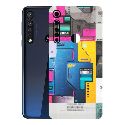 Motorola Phone Skins (All Models) - Colourfull Motherboard Internals - Matte Finish (M-55) Motorola Moto One Macro
